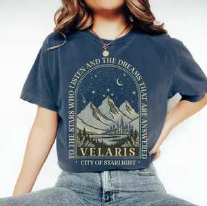 Velaris Shirt, ACOTAR City of Starlight, Night Court Sweatshirt, Gift for Book Lover, SJM Merch, To the Stars Who Listen Shirt, Starfall Tee