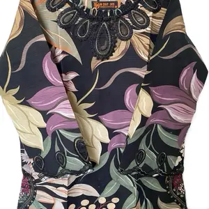 Baroque Printed Khaddar three piece ready to wear Pakistani Winter suit with embroidered Womenswear Clothes Dress Elegant