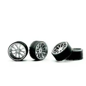 12mm Chrome "Snowflake" Specialty 3D Wheels for Custom Vehicle Accessories Enhance Your Ride