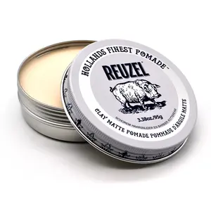 REUZEL Clay Matte Pomade Strong Flexible Hold REUZEL Clay Matte Pomade Strong Flexible Hold