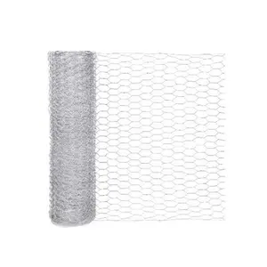 Galvanized Hexagonal Wire Mesh Fence for Chicken Rabbit Animal Household Garden Wire Net Scratch Resistant Rust Proof