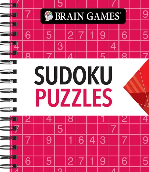 Brain Games - Sudoku Puzzles (Arrow Red): Volume 2 by Publications International Ltd (Spiral)