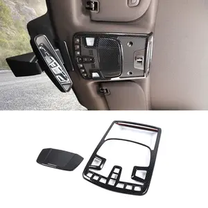 Self-Adhesive Front Reading Light Lamp Panel Trim Cover, Car Interior Accessory for 2015-2020 F-Series 150 Pickup Trucks