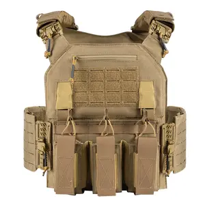 VOTAGOO 601 Quick Release Molle Vest, Adjustable Breathable Lightweight Vest