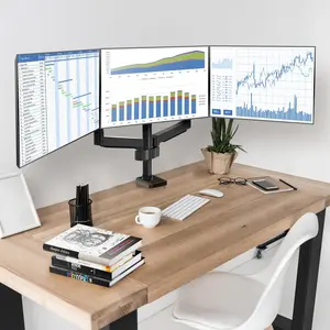 MOUNTUP 17"-27" Triple Monitor Stand Mount MU0006