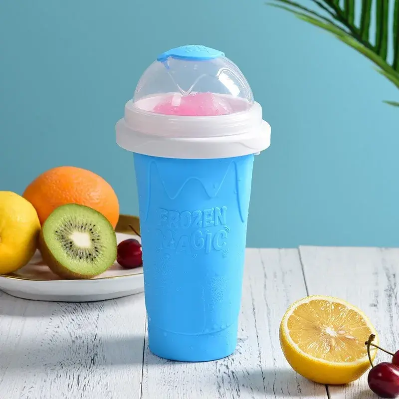 Capacity Slushy Cup Summer Squeeze Homemade Juice Water Bottle Quick-Frozen Smoothie Sand Cup Pinch Fast Cooling Magic Ice Cream Does not apply