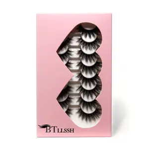 Long Fluffy False Eyelashes, Natural Curling Eye Makeup Strip Lashes, Waterproof Eyelashes Extensions Full Volume Eyelash for Lashes Extensions, Volumized False Eyelashes, High Quality Eyelashes