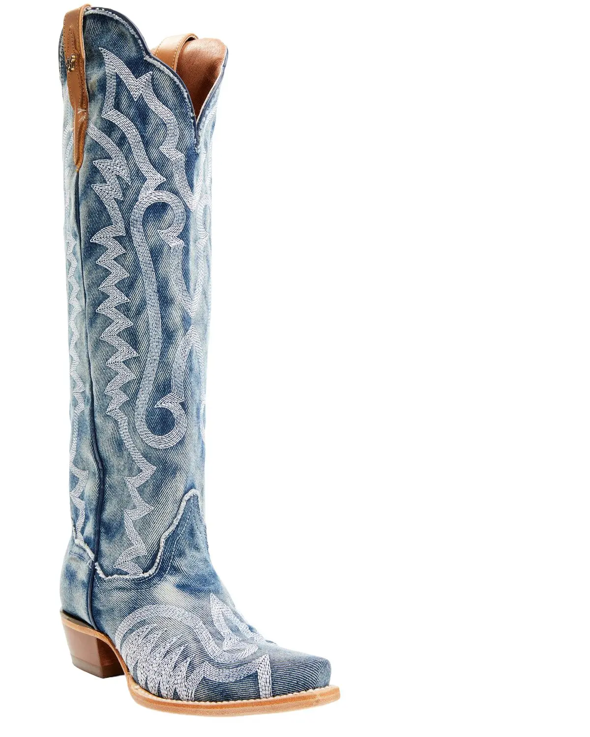 Dan Post Women's Women'S Denim Darlin' Tall Western Boot Snip Toe - Dp5108 Dan Post Women's Women'S Denim Darlin' Tall Western Boot Snip Toe - Dp5108