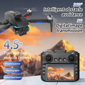 MREGB Toy Drone with Screen – HD Camera Quadcopter with LED Lights & Smart Obstacle Avoidance for Kids & Beginners
