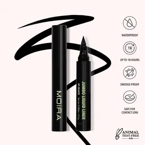 MOIRA | Jumbo Liquid Liner (001, Black) | Waterproof Intense Black Eyeliner