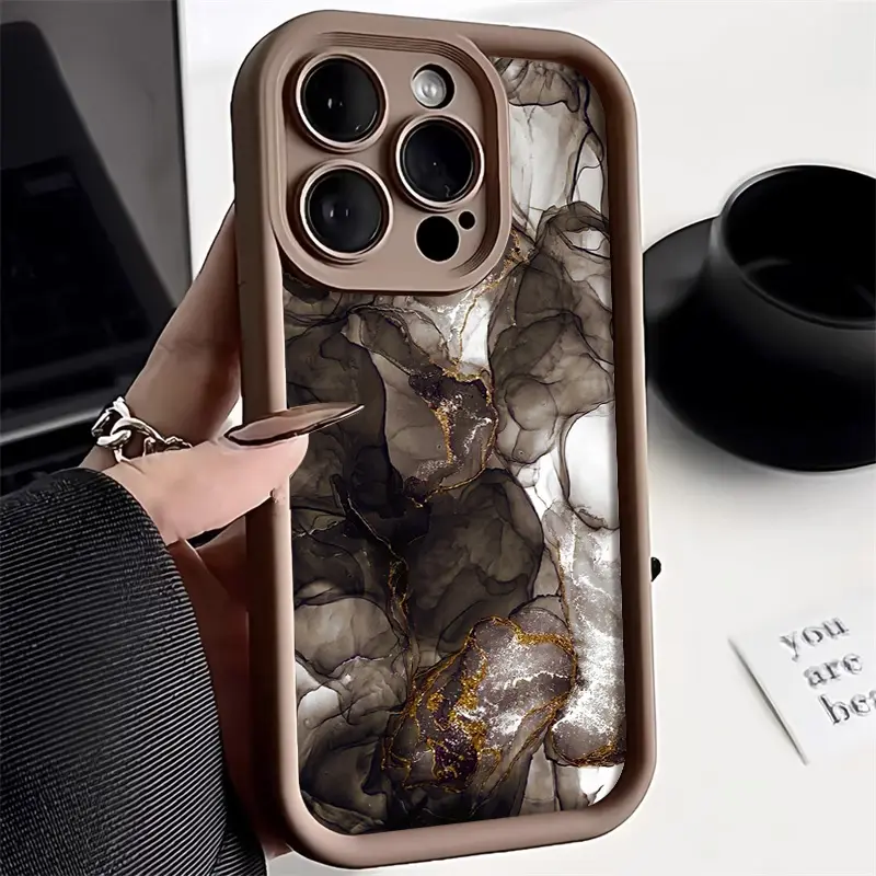 Colorful marble phone case for iPhone, soft candy-colored phone cover, suitable for iPhone 17/16/15/14/13/12/11/X/XS/XSMAX/16E/12.13MINI, a holiday gift for friends, family, and yourself, Christmas gift, New Year gift, Accessories, Smartphone, Casing,summ