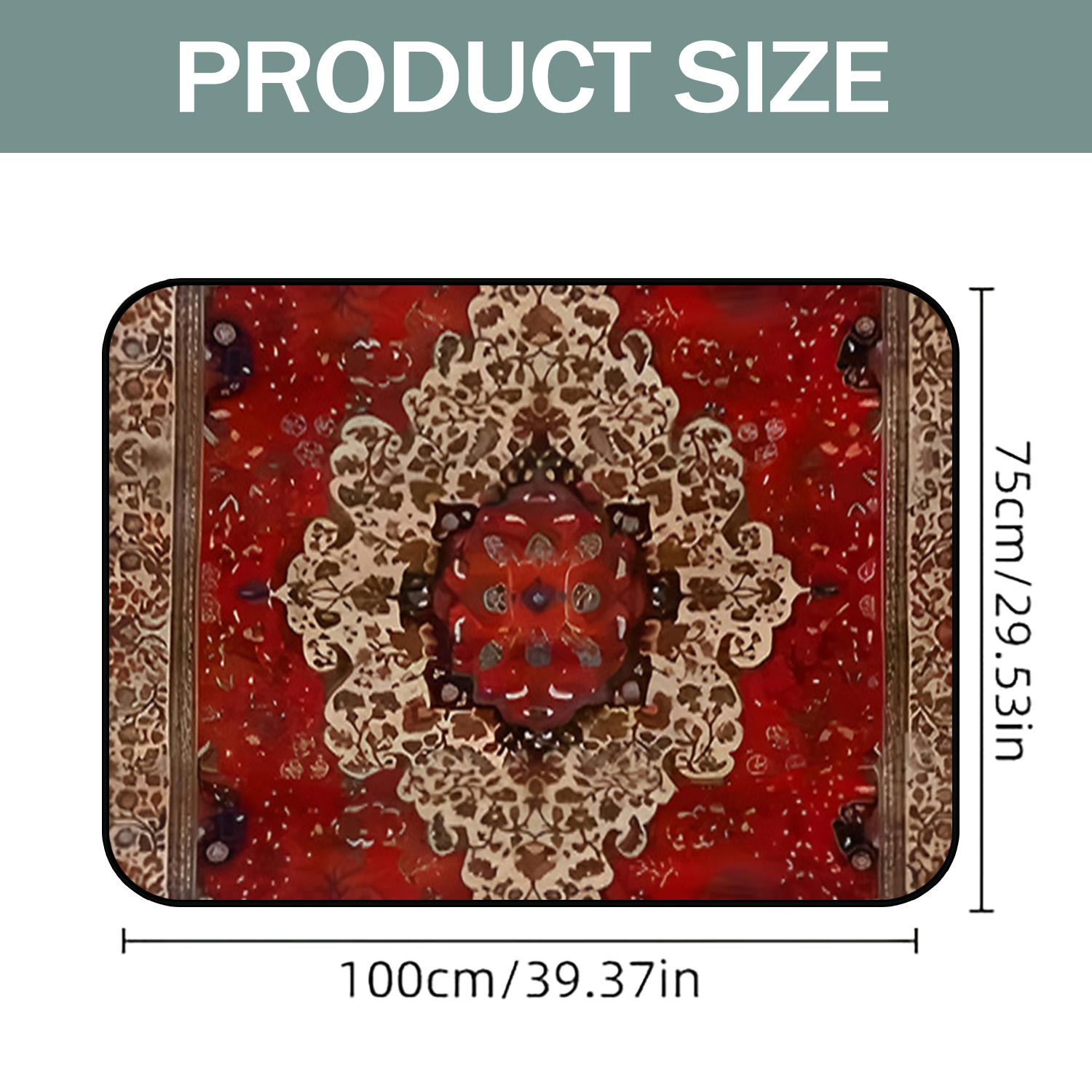 Tribal Retro Bohemian Car Trunk Mat - Protective, Waterproof, Non-Slip, Durable, Customizable Vintage Exotic Patterns, Multiple Styles, All-Season, Safety Design, Universal Fit for Most Cars, Car Accessories, Patterned