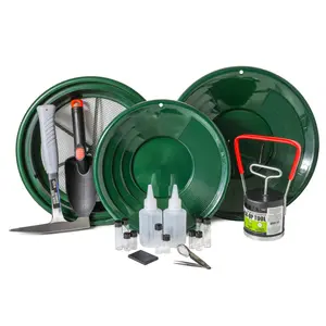 ASR Outdoor 22pc Complete Gold Panning Kit for Beginner and Kids Gold Prospecting