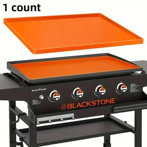 1 count Premium Food-Grade Silicone Griddle Mat - Non-Stick, Heat-Resistant, Utensil Holder - Perfect for Blackstone Grill (28/36 Inches) - Easy Clean, Durable BBQ Accessories