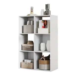 Open Cube Storage Organizer - Durable Bookshelf with Removable Back Panels, Storage Organization Display Shelves for Living Room, Home Office