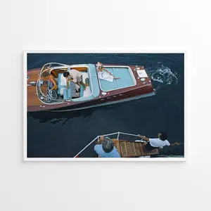 Slim Aarons Monte Carlo Print Poster Vintage Photography Artistic Room Decor Matte Hand Rolled Unframed High Society Photo Print Museum Quality