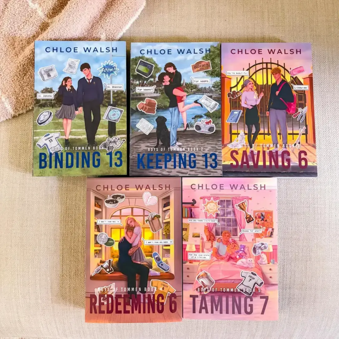 Boys of Tommen Complete Book Bundle, Chloe Walsh Series, Binding 13 Keeping 13 Saving 6 Redeeming 6 Taming 7 Special Edition Series Set for Book Lovers
