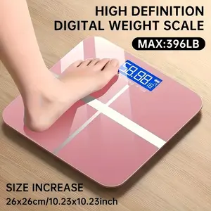Weight Scale Electronic Scale, 396 Pound Digital Bathroom Scale, High-precision Weight Scale with LCD High-definition Display Screen And Temperature Display (switchable Between KG And Pounds), Ultra Wide Platform, High-precision Electronic Weighing