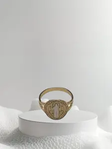 Anillo de san Benito oro 14k