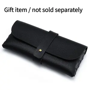 Soft Leather Glasses Case Complimentary Gift Accessory Not Sold Separately