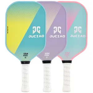 JUCIAO High Grit & Spin Carbon Fiber Surface pickleball paddles (16mm) pickleball ball Slim Jim Pickleball Paddle