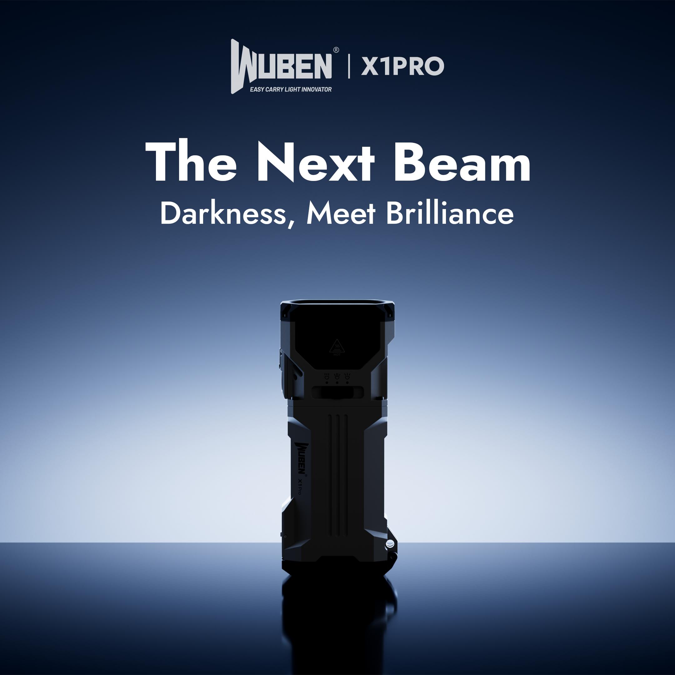 Wuben X1 Pro 13,000 lumens – High-Performance Dual-Light Flashlight