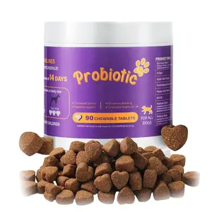 In Stock Cross-Border Probiotic Chewable Tablets Pet Health Supplement Multivitamin Soft Pellets