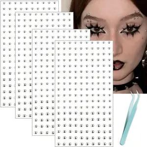 Piercings,  Lip Ring  Nose Ring  Eyebrow Piercing  Lip Piercing Self-Adhesive  Sticker  Piercing Balls  Cool Punk Y2k Makeup For Women Men