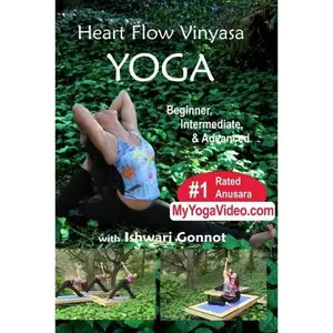 USED-Heart Flow Vinyasa Yoga, Beginner, Intermediate & Advanced, a ***Practice DVD*** (Unknown)