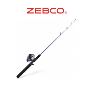 Zebco 202 ZB1 Spincast Reel & Rod Combo + Eagle Claw Tackle Kit