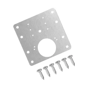 Cabinet Door Hinge Repair Plate, Reinforcement Plate Repair Plate, Hinge Cabinet Door Thickening Installation Fixing Plate, Furniture Hinge, Directly Fixed Hydraulic Hinge Belt Screws, Door Hardware