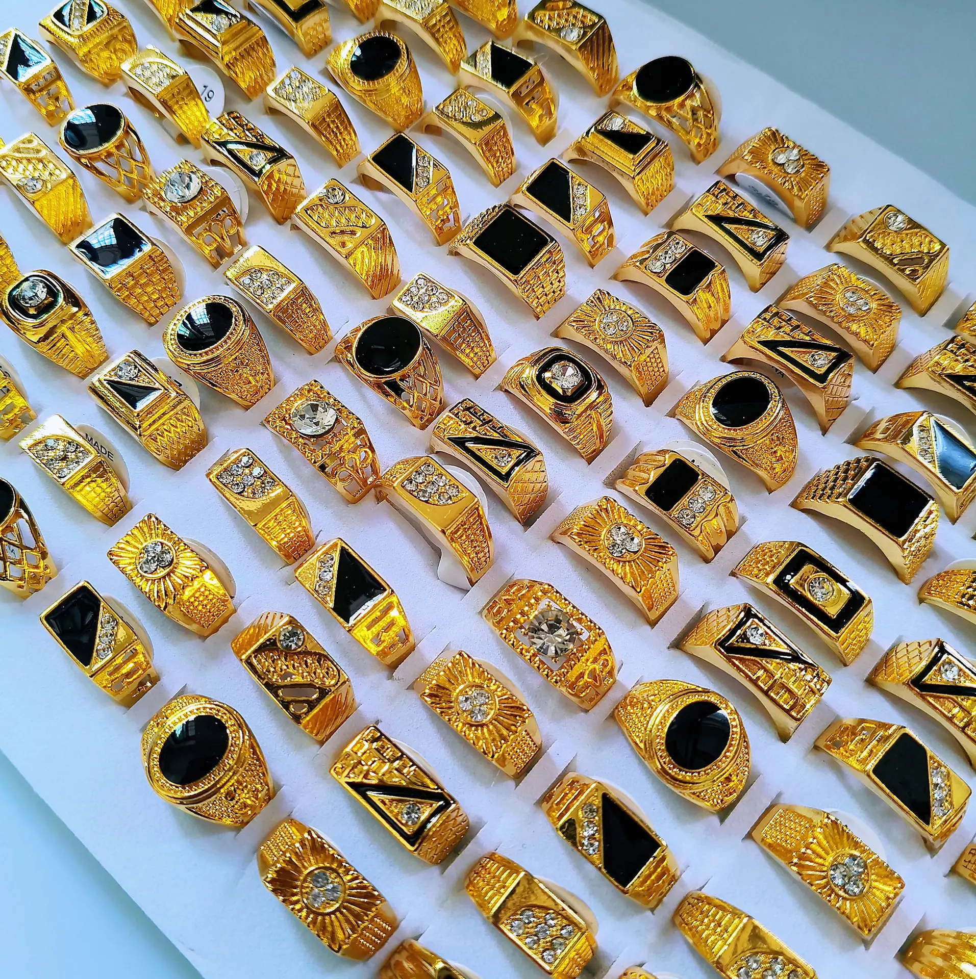 Men's 28Pcs Large Vintage Middle Eastern Western Rings - Beautiful Fashionable Jewelry, Mixed Style Casual Stackable Finger Ornaments, Beautiful Rings, Stackable Finger Rings