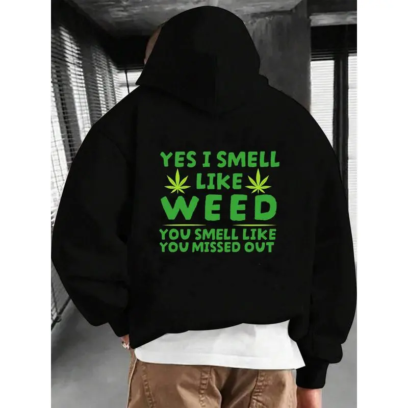 Hemp Leaf Men's Fashion Hoodie – WEED Personalized Creative Pattern Print – Machine Washable – Fall Winter Hooded Casual Trend – Perfect Autumn Hoodie for Men – Streetwear Graphic Hoodie Unisex hoodie
