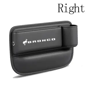 Ford Bronco Car Seat Gap Storage Box, Car Console Organizer, PU Leather Material, Multi-Functional Design, Easy Clean & Durable, Ideal for Car Interiors, Multifunctional Car Organizer