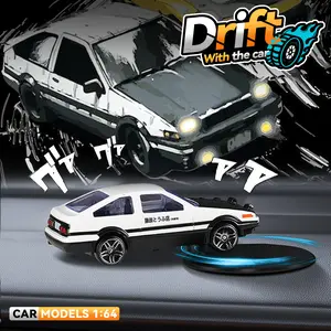 Car Model Car Interior Decoration, Creative Car Drift Model Ornament, Car Interior Decoration Accessories for Car Center Console, Car Enthusiast Gift