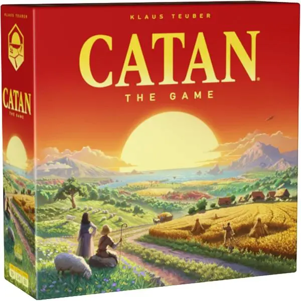 Catan Board Game 6th Edition, Classic Strategy Game to Trade, Build and Settle, Family Game for Kids and Adults, Ages 10+, 3–4 Players, 60–90 Minute Playtime
