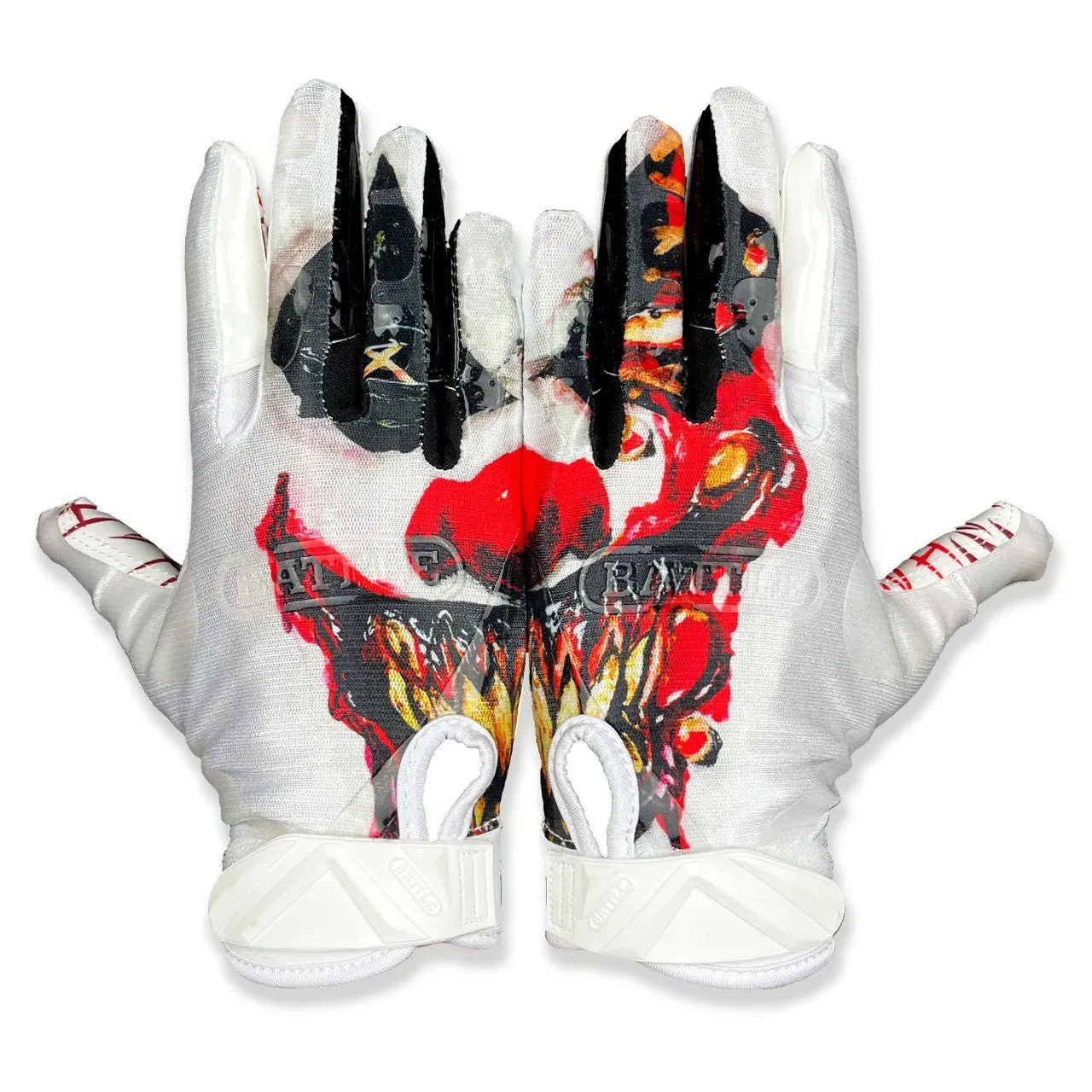 Krazy Klown Cloaked Receiver Football Gloves (Adult) Krazy Klown Cloaked Receiver Football Gloves (Adult)