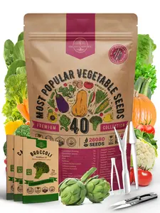 40 Vegetable Seeds Variety Pack