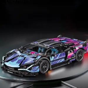 1685 Piece Luxury Car Building Set, Extreme Construction, Moveable Mechanical Design, Adult Youth Challenge Assembly, Gift for Car Enthusiasts, Building Blocks Set, Building Block Model