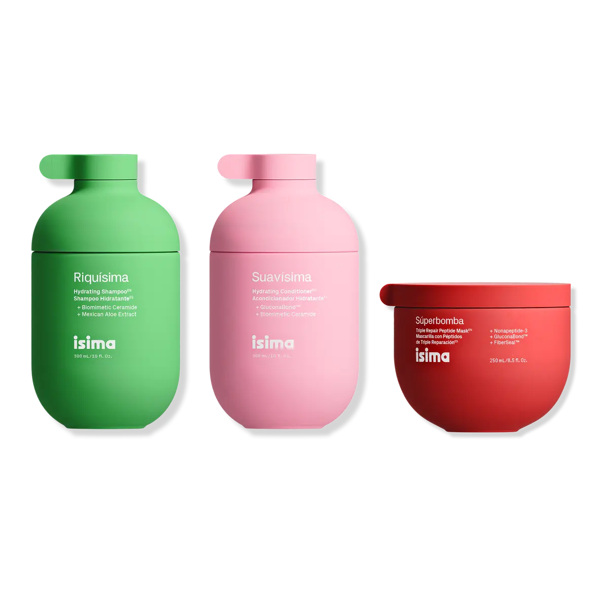 Isima Repair+Hydrate System For Curls And Waves, Dermatologist-Tested For Nourished, Hydrated, And Smooth Hair