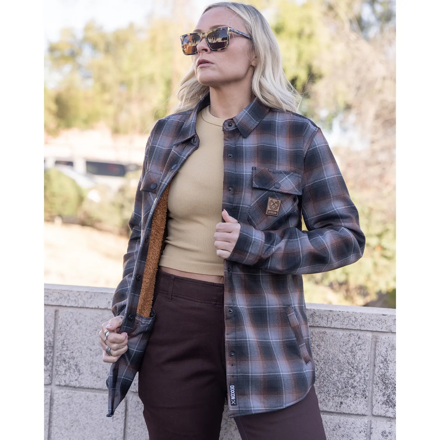 Women's Copperline Sherpa Lined Flannel Jacket