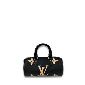 Pre-owned Louis Vuitton Leather Shoulder Bags Bicolor Empreinte Papillon BB