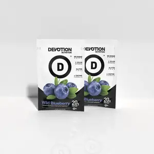Devotion Nutrition Wild Blueberry Protein Powder Sample Pack – 20g Clean Protein, Zero Added Sugar, Low Carb & Gluten-Free (Sample Pack)