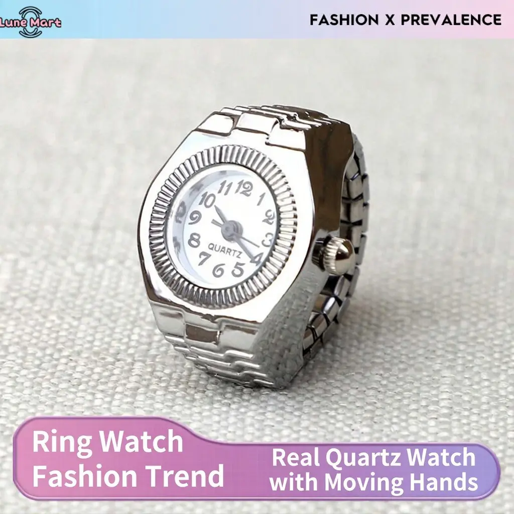 Women's Vintage Round Stainless Steel Wristwatch - Adjustable Elastic Band, Quartz Analog Watch, Fashionable Stylish Accessory for Daily Use, Women's Fashion Unisex Watch, Fashionable Stylish Watch, Accessories For Women