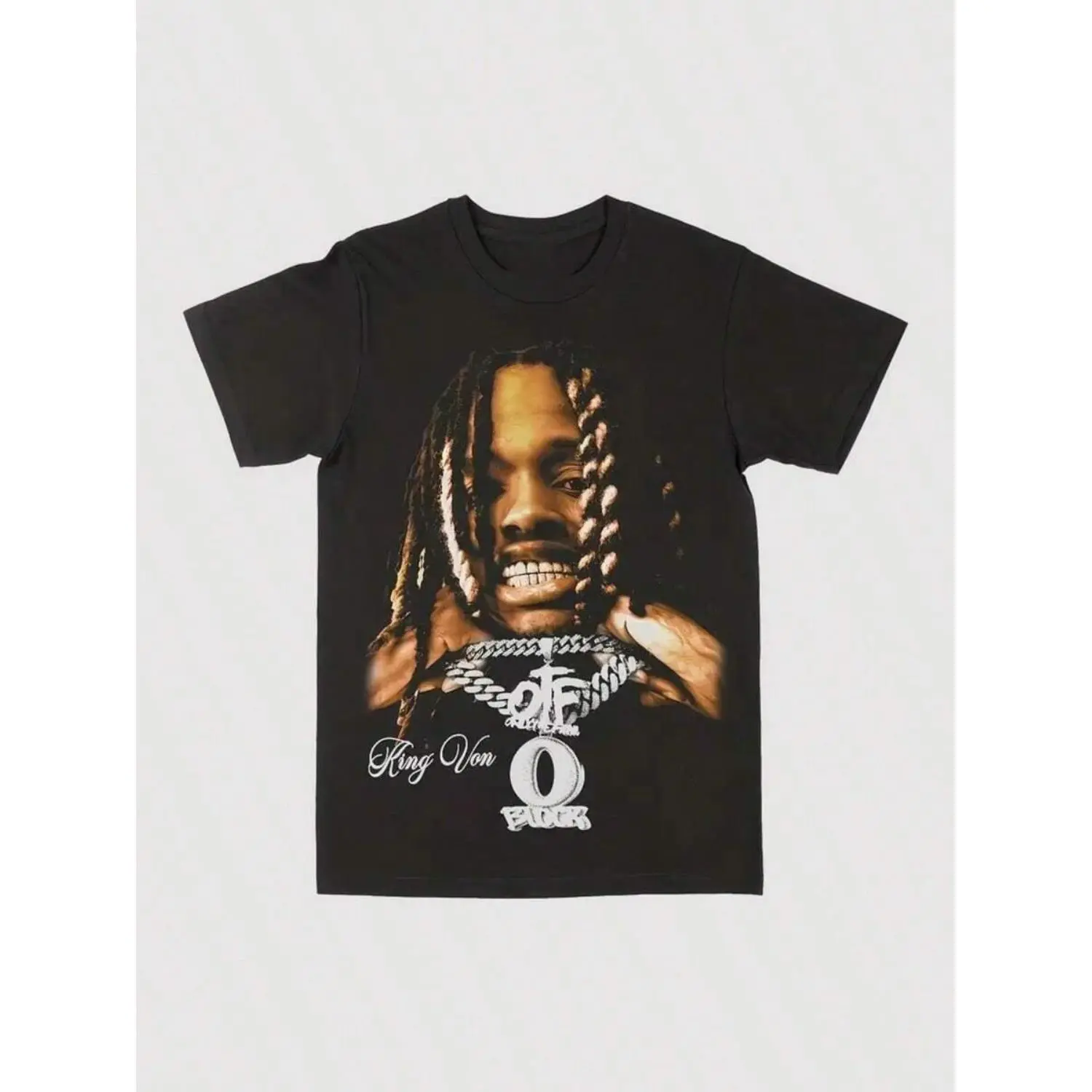 KingVon Men's Vintage Graphic T-Shirt with Bold Love Design in Soft, Comfortable Cotton for Effortless Street Style