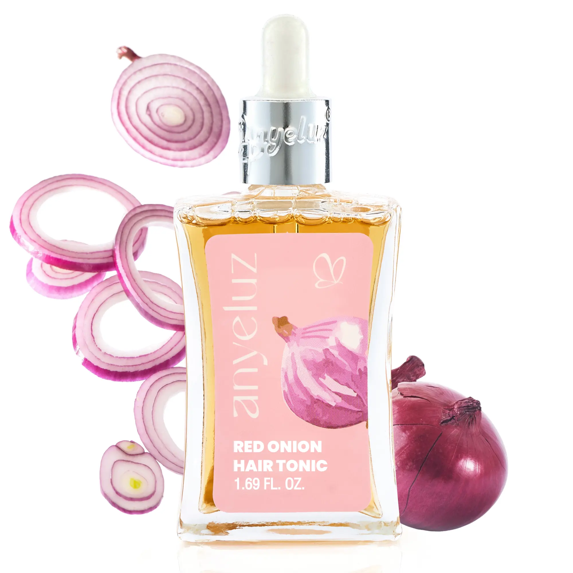 ANYELUZ Red Onion Hair Tonic with Procapyl for Weak, Thin Hair and Scalp Oil Balance, Haircare, Hydrated Hair