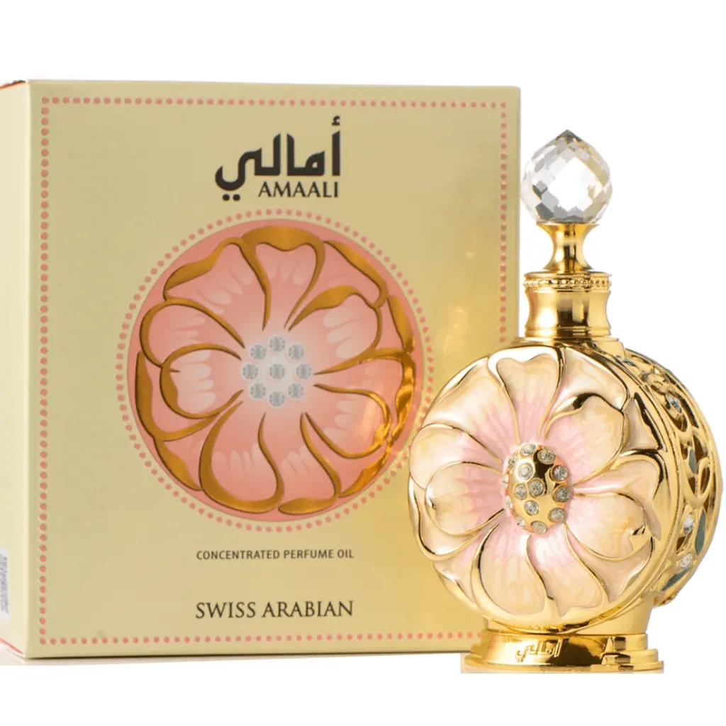 Swiss Arabian Amaali Women's Perfume Oil - 15 ML (0.5 oz) Floral Ambery Fragrance Floral Amber Scent