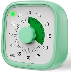 Visual Timer, Pomodoro Timers for  Adults, 60-Minute Countdown Desk Timer for Productivity, Silent  Timer for  , Kitchen for Cooking