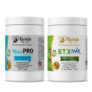 Hair Treatment Kit MirrorPRO BTXMAX Kachita Spell, Super Gloss Shine Haircare Moisturizing  dry/damaged, reduce frizz, Deep Hydration and Manageability Gentle Hydrate