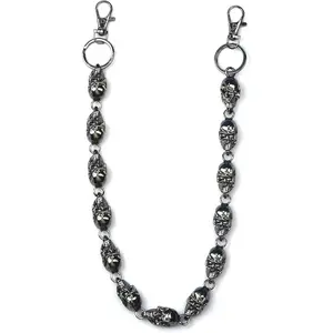 Vintage Skull Pants Chain - Gothic Punk Jean & Wallet Chain for Streetwear